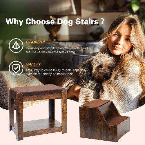 Pet Bunk Bed With Removable Step For Dogs And Cats, Multi-Level Bed Window Perch Seat Platform With Cushion And Cat Scratch Pad, Indoor Use - photo 12