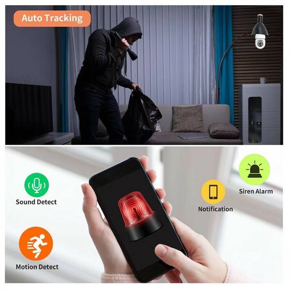 Light Bulb Security Camera 1080P WiFi - photo 3