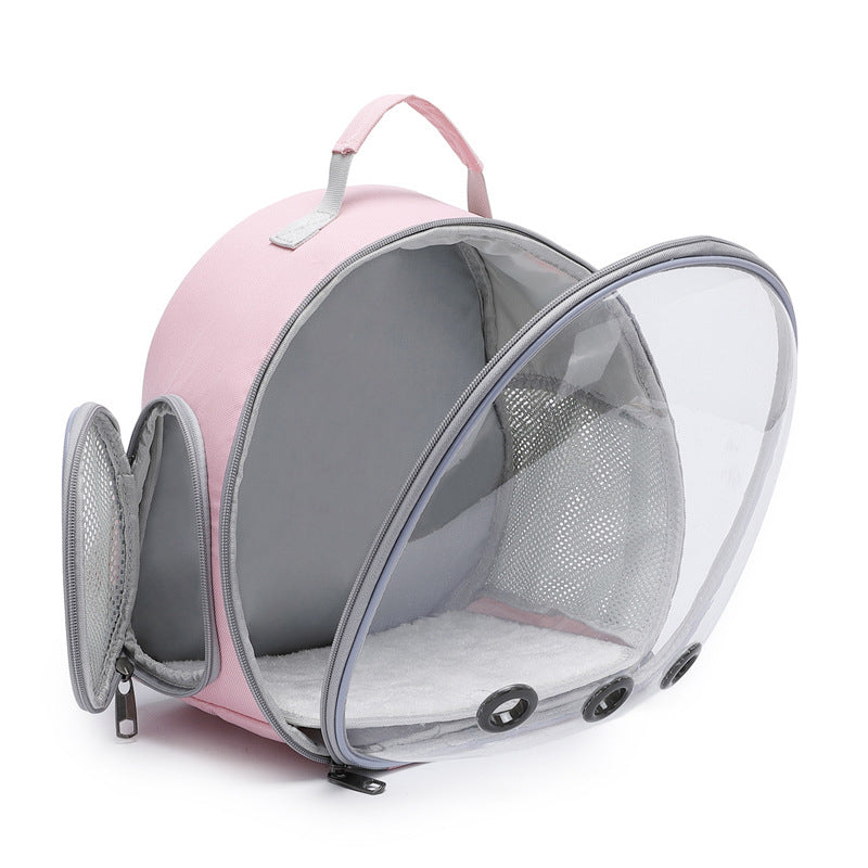 Pet Backpack Hamster Carrier Transparent Small Animal Carrier Guinea Pig Backpack Sugar Glider Ferret Pet Bag Rabbit Bunny Cage - photo 8