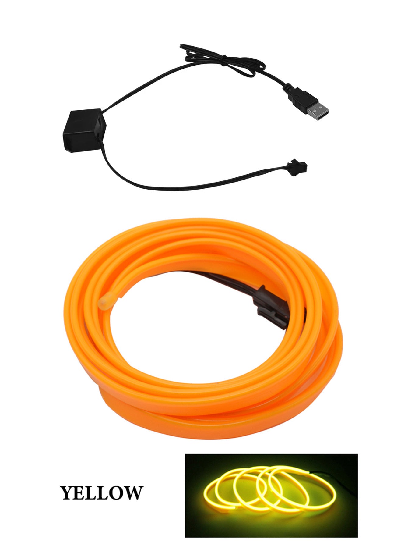 USB LED Car Interior Light Strip - photo 9