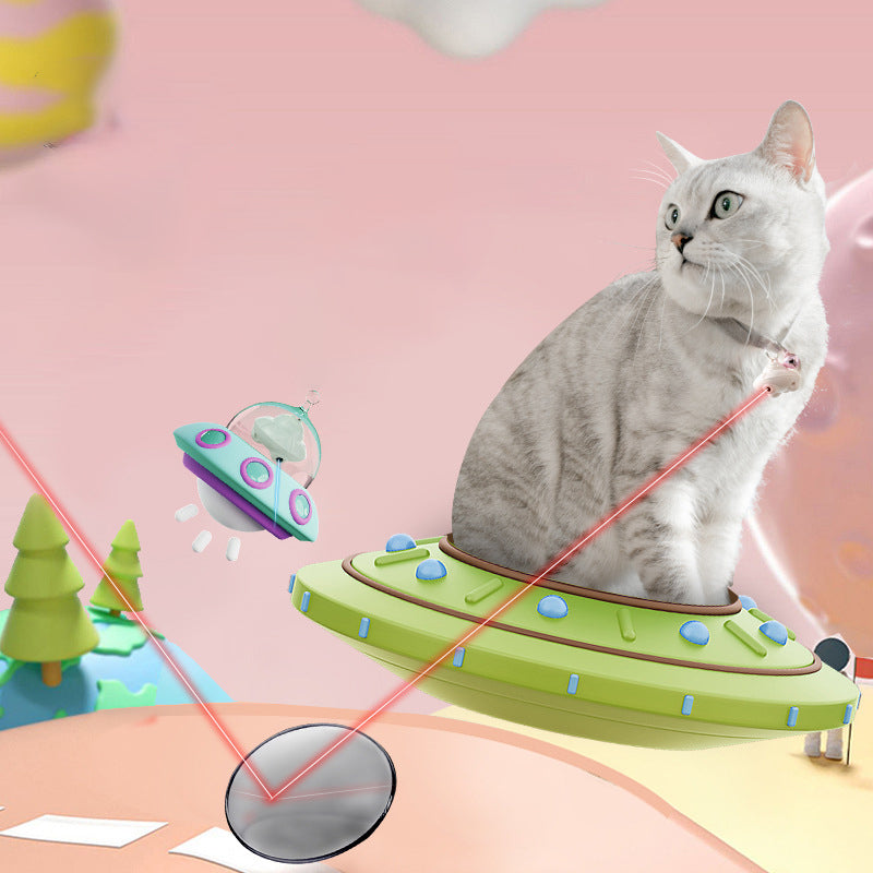Cat Laser Toy Pointer Cat Collar Automatic Interactive Cat Toy For Kittens Dogs Game USB Charging Electric Training Pet Items - photo 4