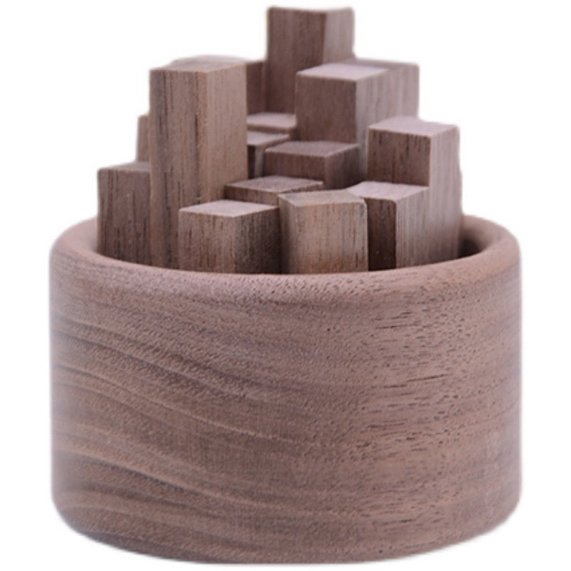 Small Firewood Pile Essential Oil Wood Aromatherapy Aroma Diffuser Black Walnut Beech Wood Car Decorations - photo 3