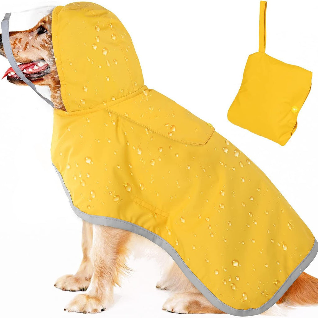 Dog Raincoat Waterproof Soft Breathable Dog Rain Jacket For Small Dog Hooded Dog Rain Coat With Transparent Cap Protect Belly - photo 19