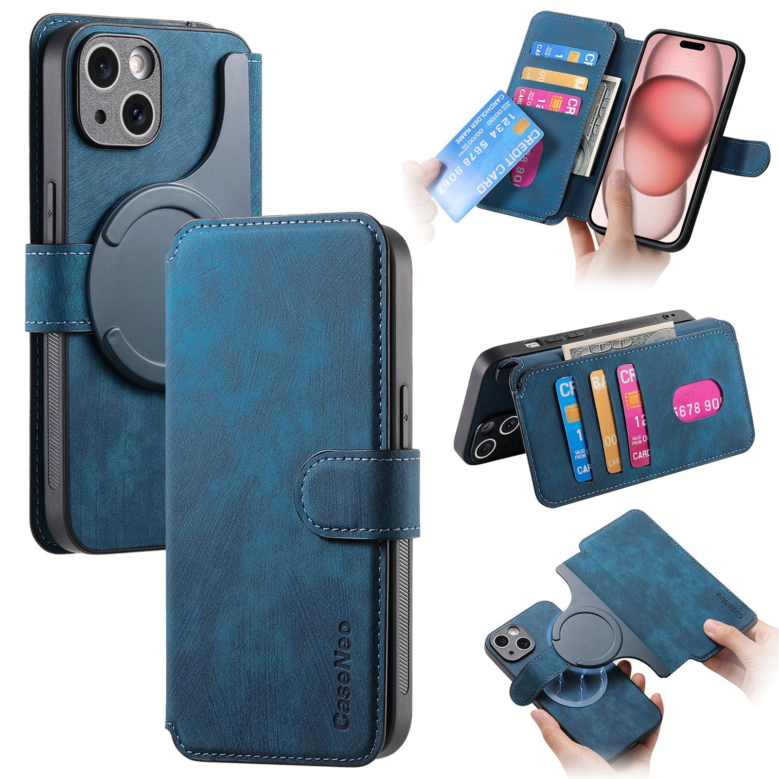 MagSafe Magnetic Flip Leather Case - photo 3