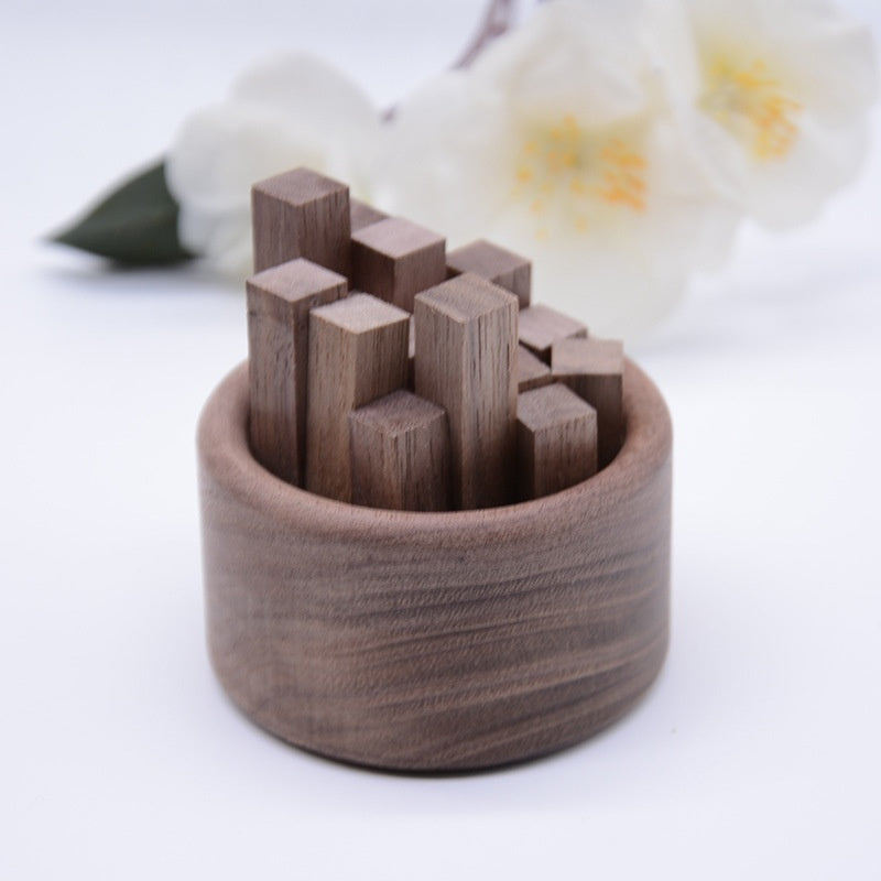 Small Firewood Pile Essential Oil Wood Aromatherapy Aroma Diffuser Black Walnut Beech Wood Car Decorations - photo 13