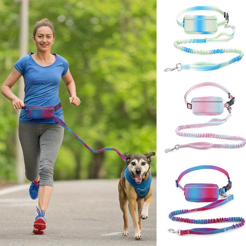 Hand Free Dog Leash For Walking And Running Jogging, Adjustable Dog Leash, Waist Belt, Traction Rope, Reflective Dog Accessories - photo 5