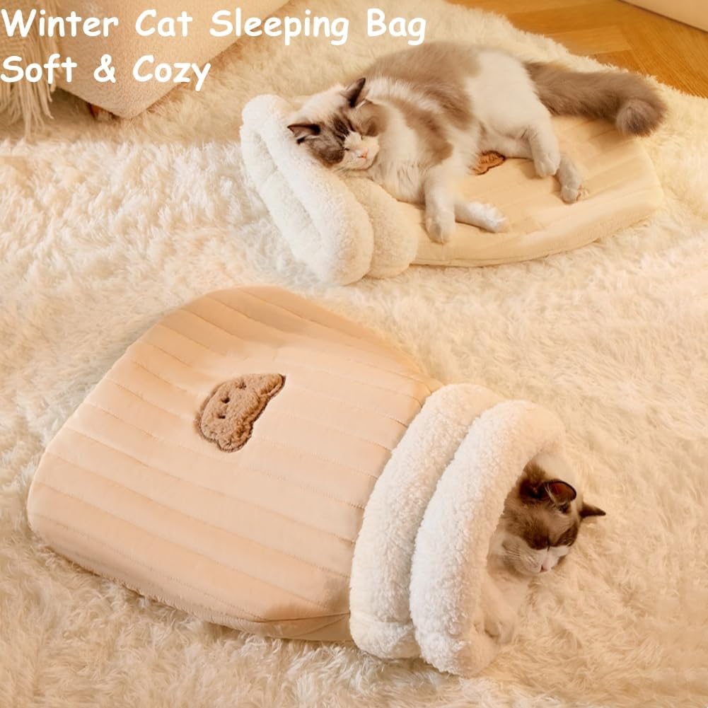 Cozy Cat Cave Sleeping Bag