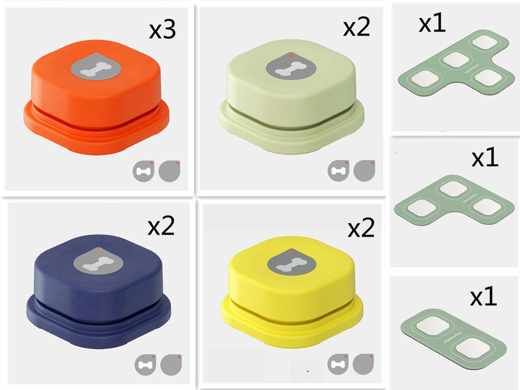 4 Colors Pet Communication Button One-click Prevent Physical Inactivity Recordable Dog Talking Button Toy Cat Toy Pet Products - photo 9