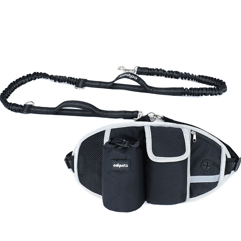 Dog Training Leash Waist Bag Hands-Free Outdoor Pet Running Walking Leash Portable Dog Food Water Cup Storage Bags - photo 8
