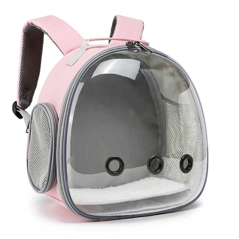 Pet Backpack Hamster Carrier Transparent Small Animal Carrier Guinea Pig Backpack Sugar Glider Ferret Pet Bag Rabbit Bunny Cage - photo 4