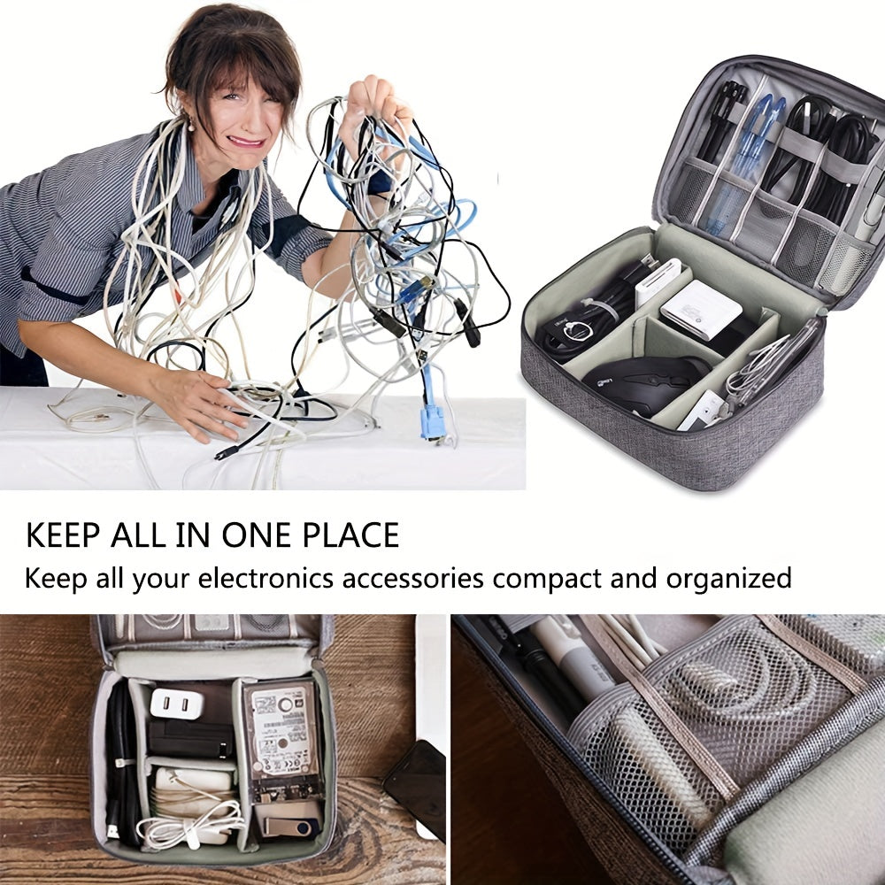 Waterproof Travel Cable Organizer Bag - photo 9