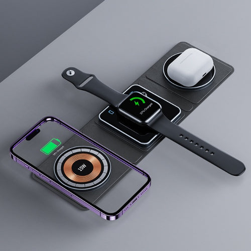 3-in-1 Foldable Magnetic Charging Station