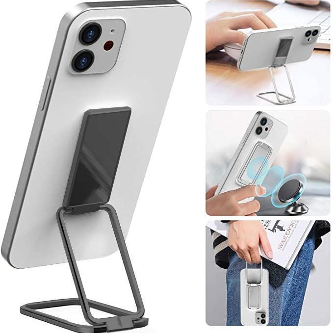 Foldable Mobile Phone Holder Ring Buckle Retractable Desktop CellPhone Stand Car Magnetic Bracket Office Accessories - photo 11