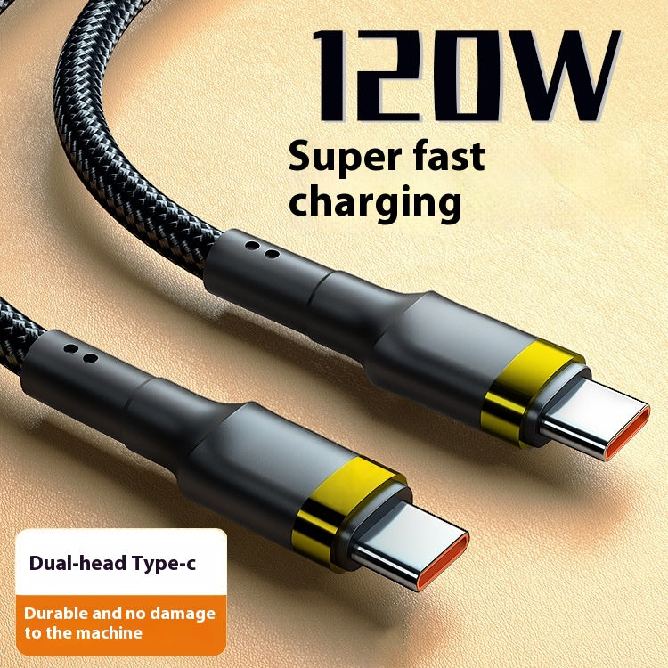 Dual USB-C Fast Charge Cable 120W (6A) - photo 2