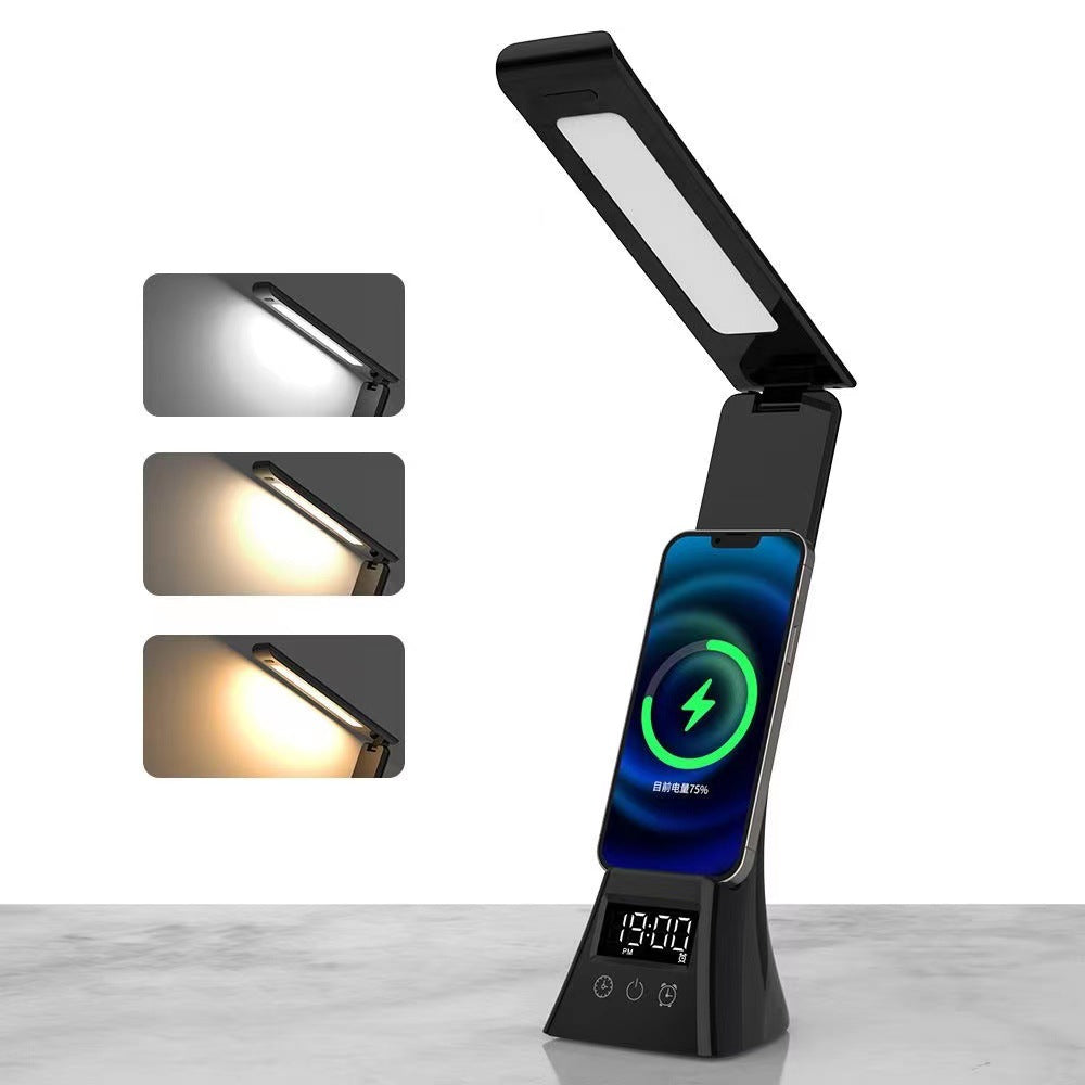 LED Smart Desk Lamp Wireless Charger Fast Charging - photo 2