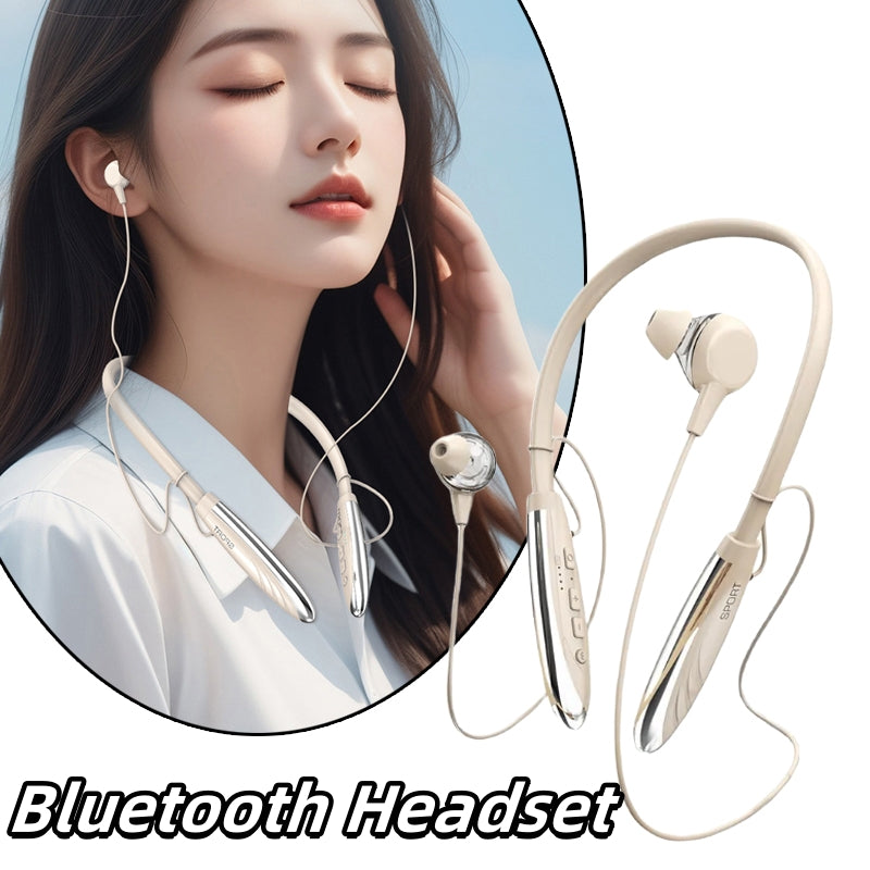 Neck Wireless Bluetooth-compatible Earphones 9D Stereo Surround Headphone Magnetic Sport Neckband Headset Neck-hanging Earbuds - photo 8