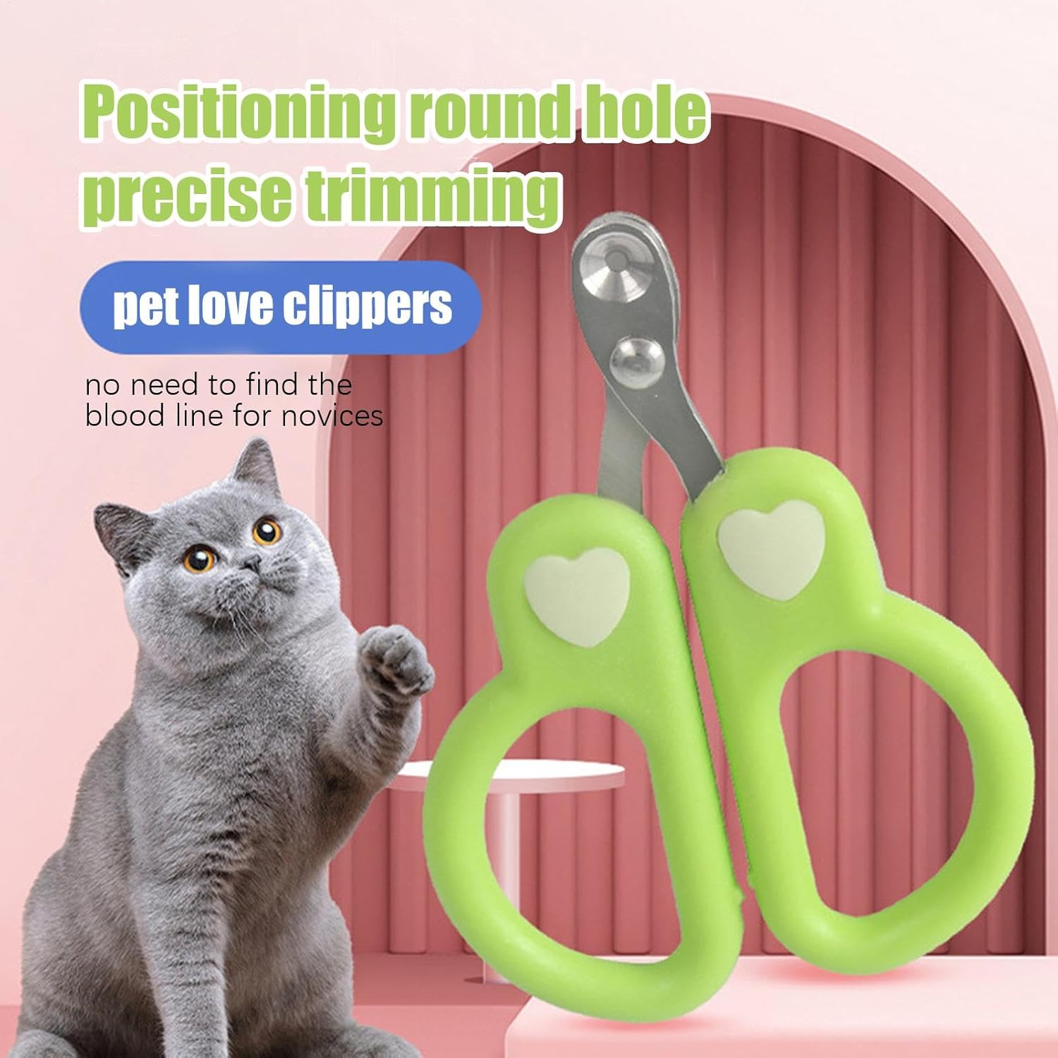 Pet Nail Clippers, Best Cat Nail Clippers And Claw Trimmer, Portable Cat Clippers Paw Trimmer, Special Grooming Tool, Professional Pet Nail Clippers Best For A Cat, Puppy, Kitten & Small Dog - photo 5