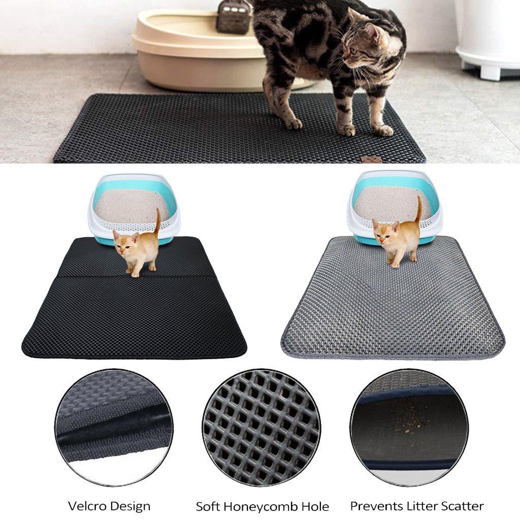 Double-Layer Cat Litter Trapping Mat - photo 4