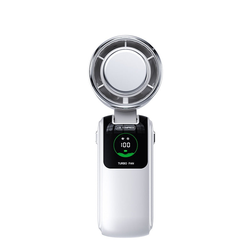 Handheld Turbo Fan with Ice Pack