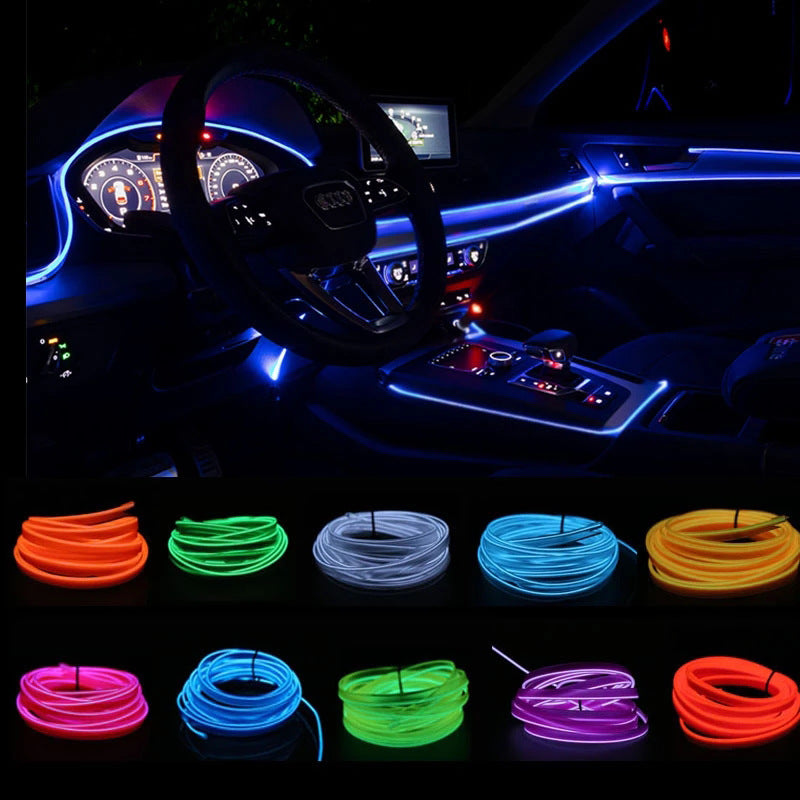 USB LED Car Interior Light Strip - photo 2