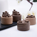 Small Firewood Pile Essential Oil Wood Aromatherapy Aroma Diffuser Black Walnut Beech Wood Car Decorations